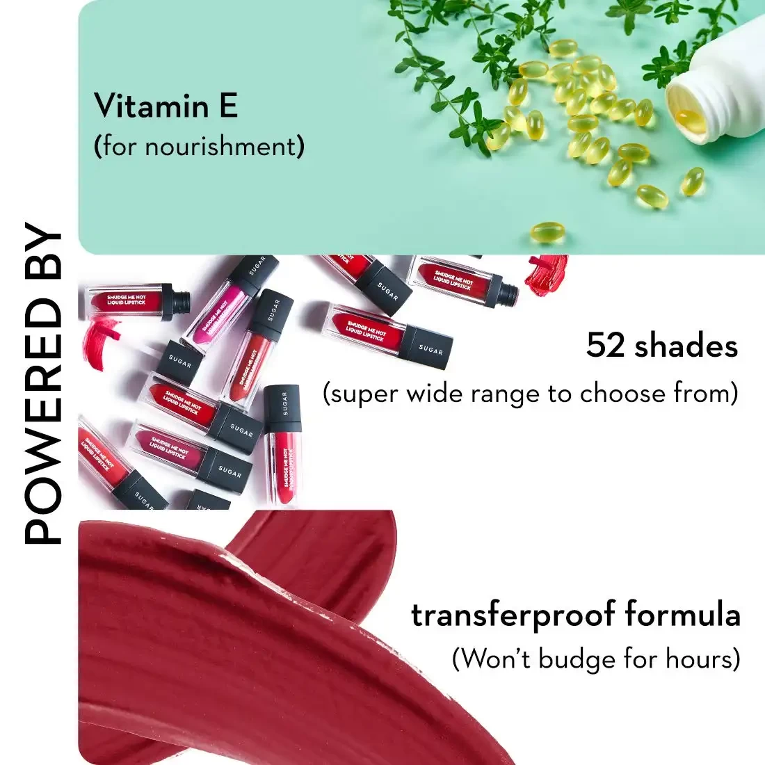 Sugar Smudge Me Not Lipstick - 46 Rad Red (Orange Toned Red), 4.5 ml