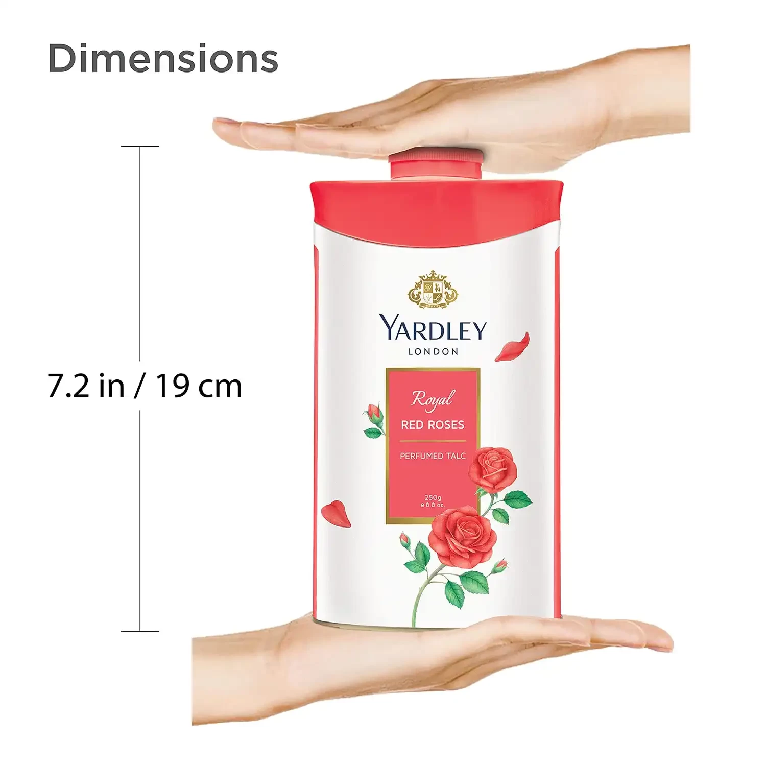 Yardley Elegance Red Rose Talc, 250gm