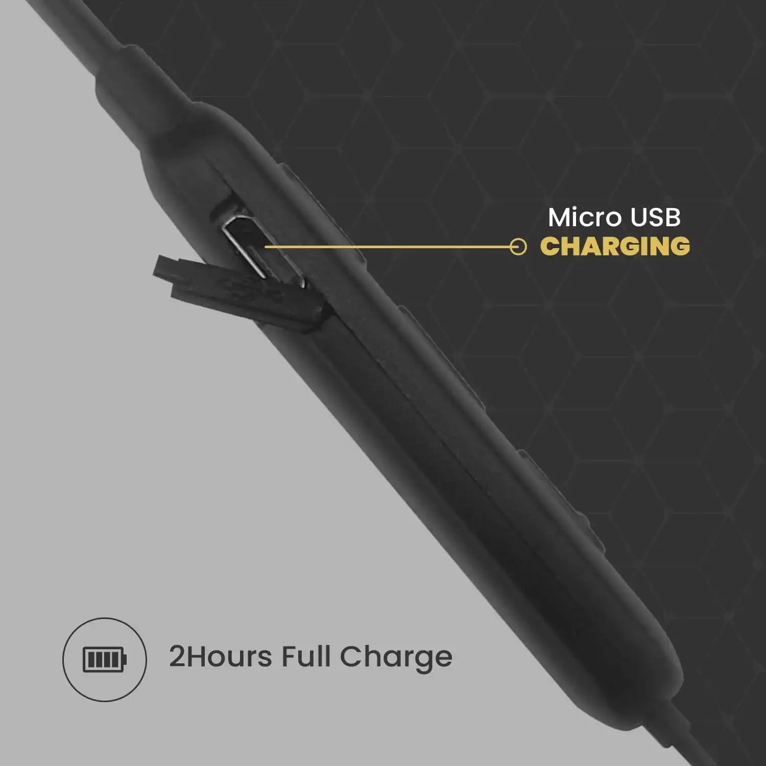 VARNi B540 Wireless Earphones, Bluetooth Earphones with mic, Fast Charging, Powerful Bass, HD Sound and Made in India Neckband â€“ Black