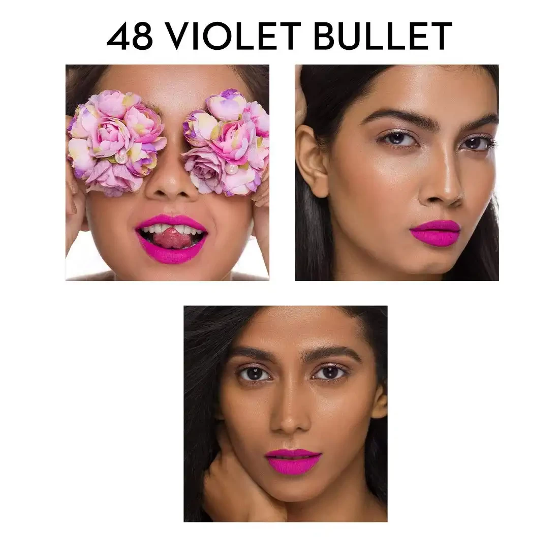 Sugar Liquid Lipstick - 48 Violet Bullet (Violet Red), 4.5 ml