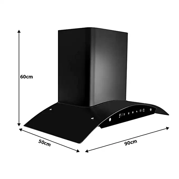 Faber HOOD SUNNY HC SC BK 90, Filterless technology, Motion Sensor & Touch Control, Black