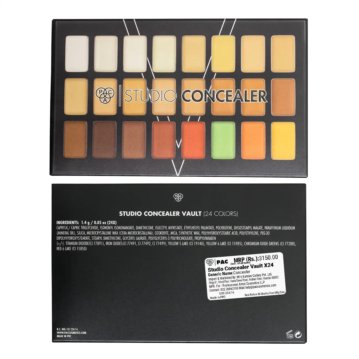 PAC Studio Concealer Vault X24