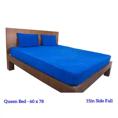 Quick Fit Waterproof Mattress Protector For Babies - Queen  60 x 78in - 15in Side Fall
