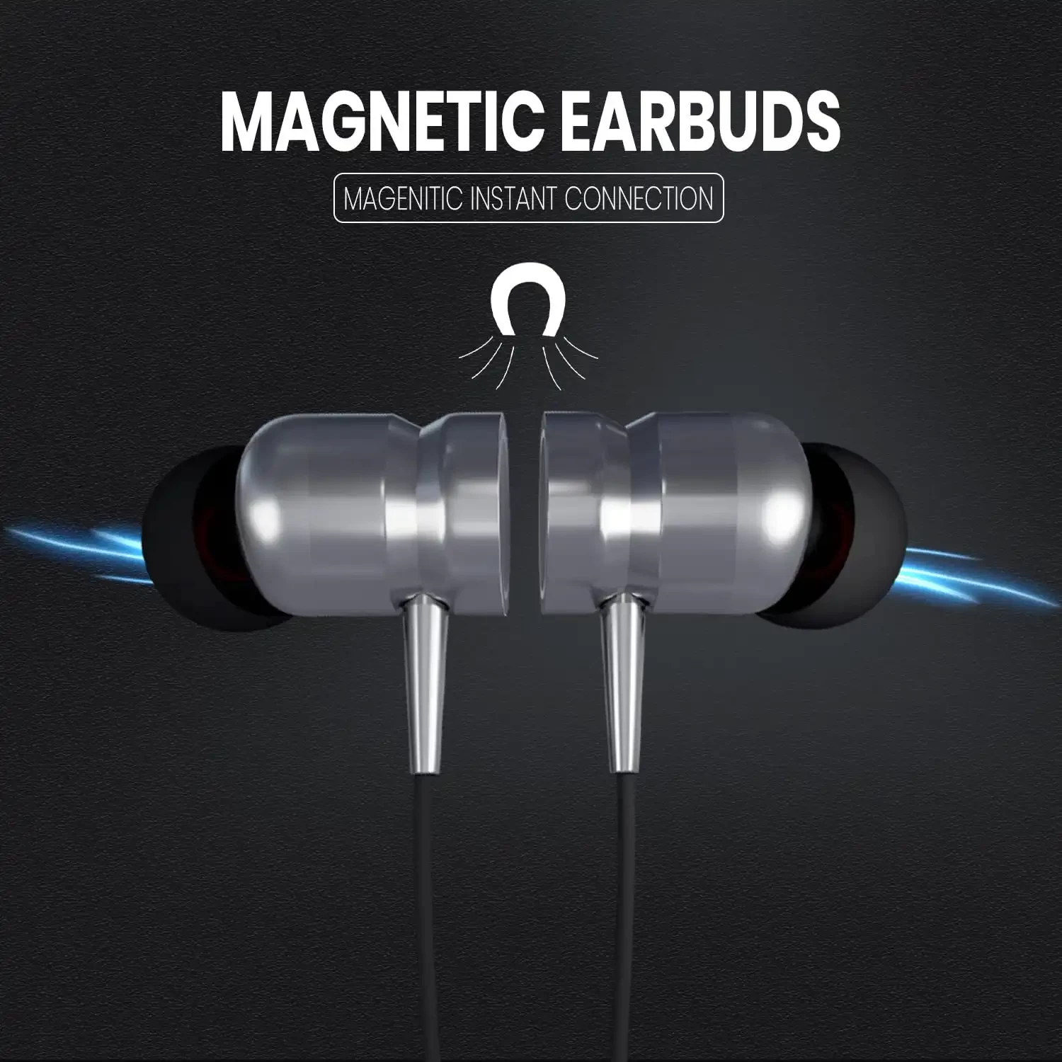 Varni B520 Bluetooth 5.0 Wireless Headphones with Power Bass,Sweat/Waterproof Neckband, Magnetic Earbuds, Voice Assistant, Passive Noise Cancelation & Mic