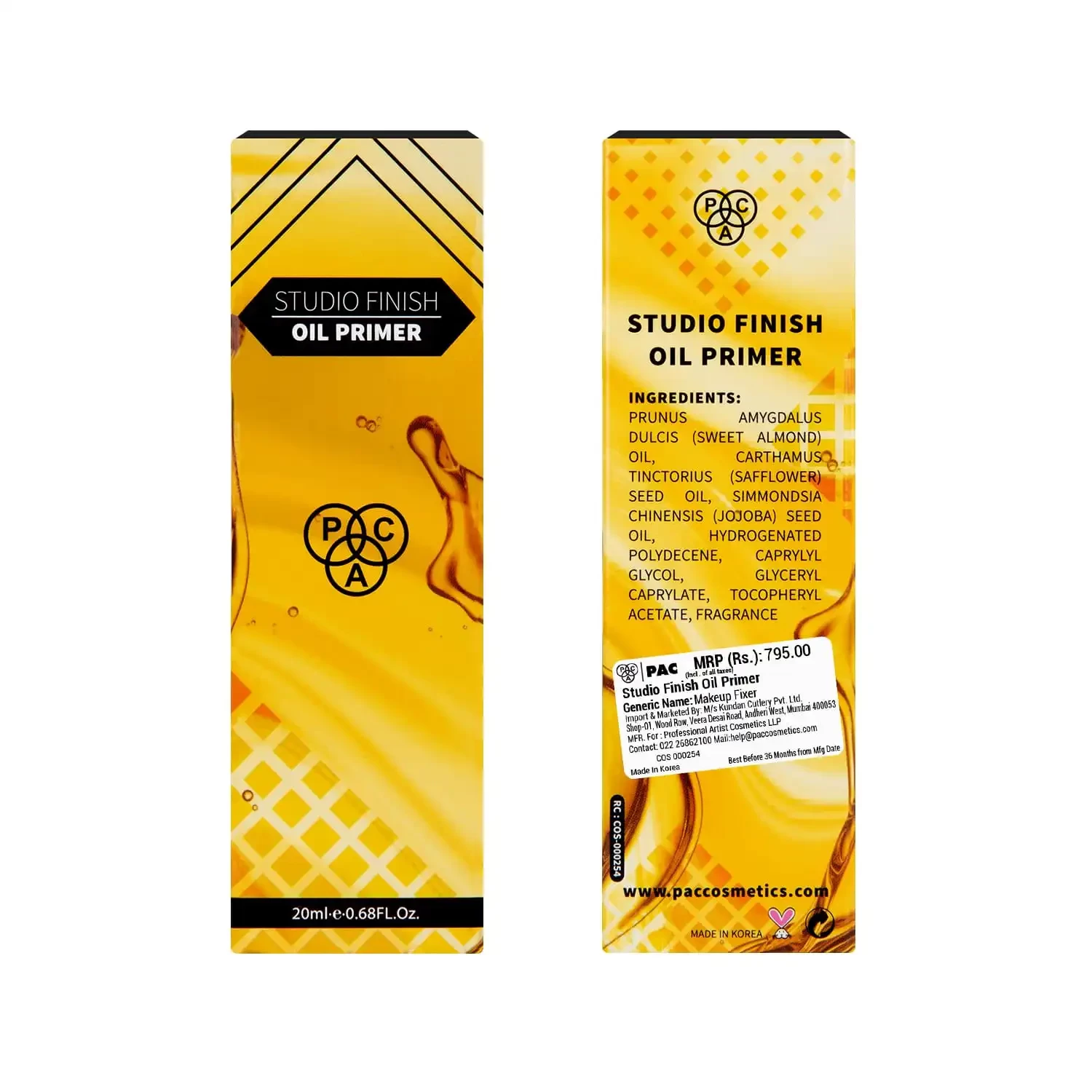 PAC Studio Finish Oil Primer