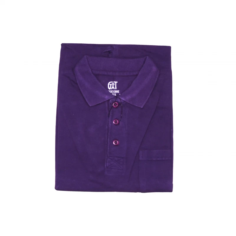 Polo Men's T-shirt (Purple)