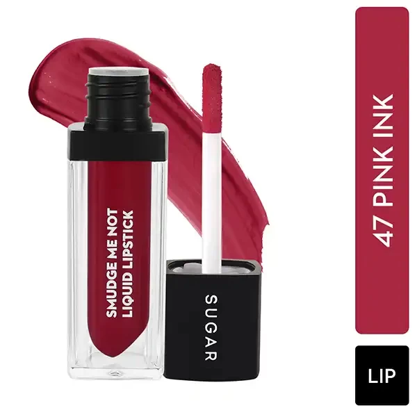 Sugar Smudge Me Not Lipstick - 47 Pink Ink (Deep Pink), 4.5ml