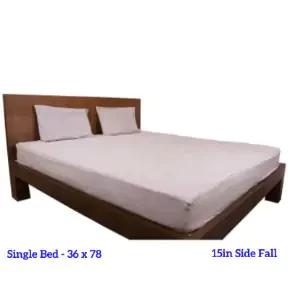 Quick Fit Waterproof Mattress Protector For Babies - Single (36 x 78 in) - 15 Inches Side Fall