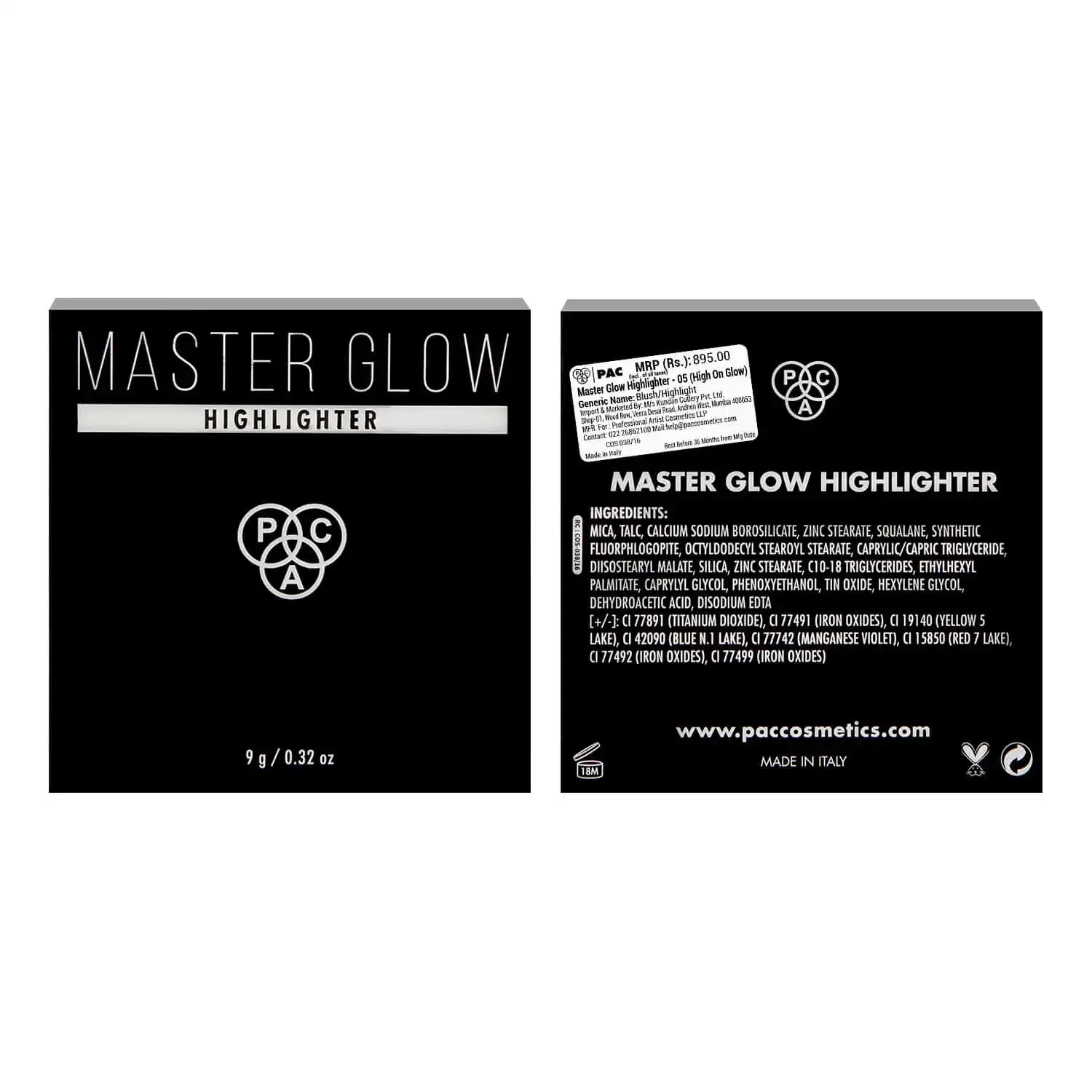 PAC Master Glow Highlighter, 05 High On Glow