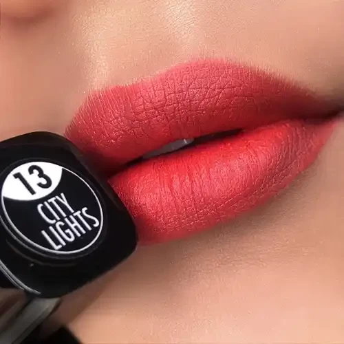 PAC Soft Matte Cream Lipstick Mini, 13 City Lights