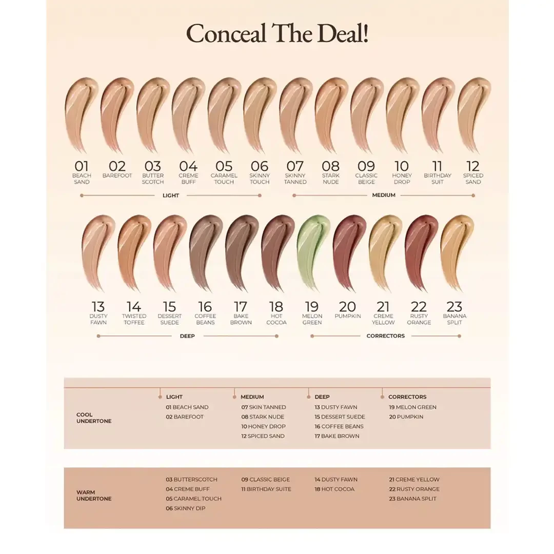 PAC Take Cover Concealer, 05 Caramel Touch