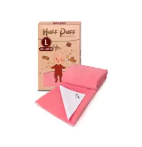 HuFF PuFF Washable & Extra Absorbent Baby Bed Protector Dry Sheet - Large - 140 x 100 CM