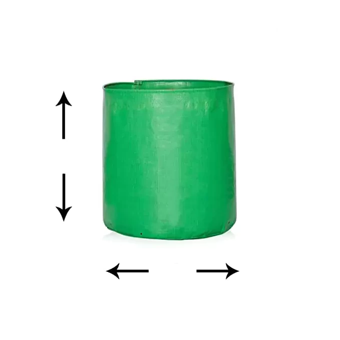 Terrace Gardening Grow Bags (220 GSM) 15x18 Inch Pack of 2 for Flower and Small Plant Growing from Extended Stores