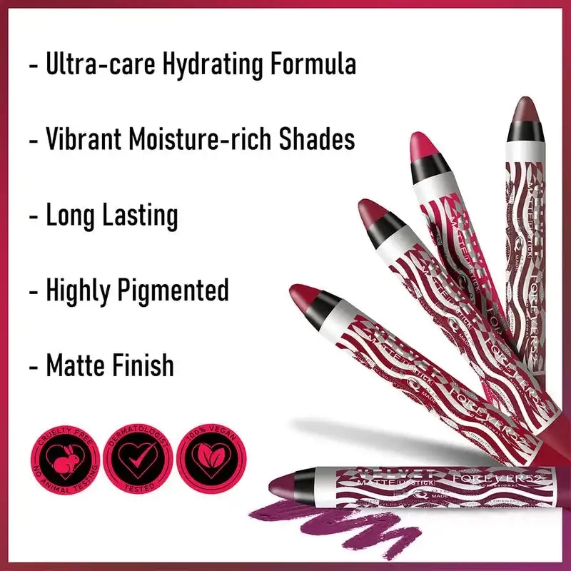 FOREVER52 Kiss Proof Long Lasting Lipstick FL007