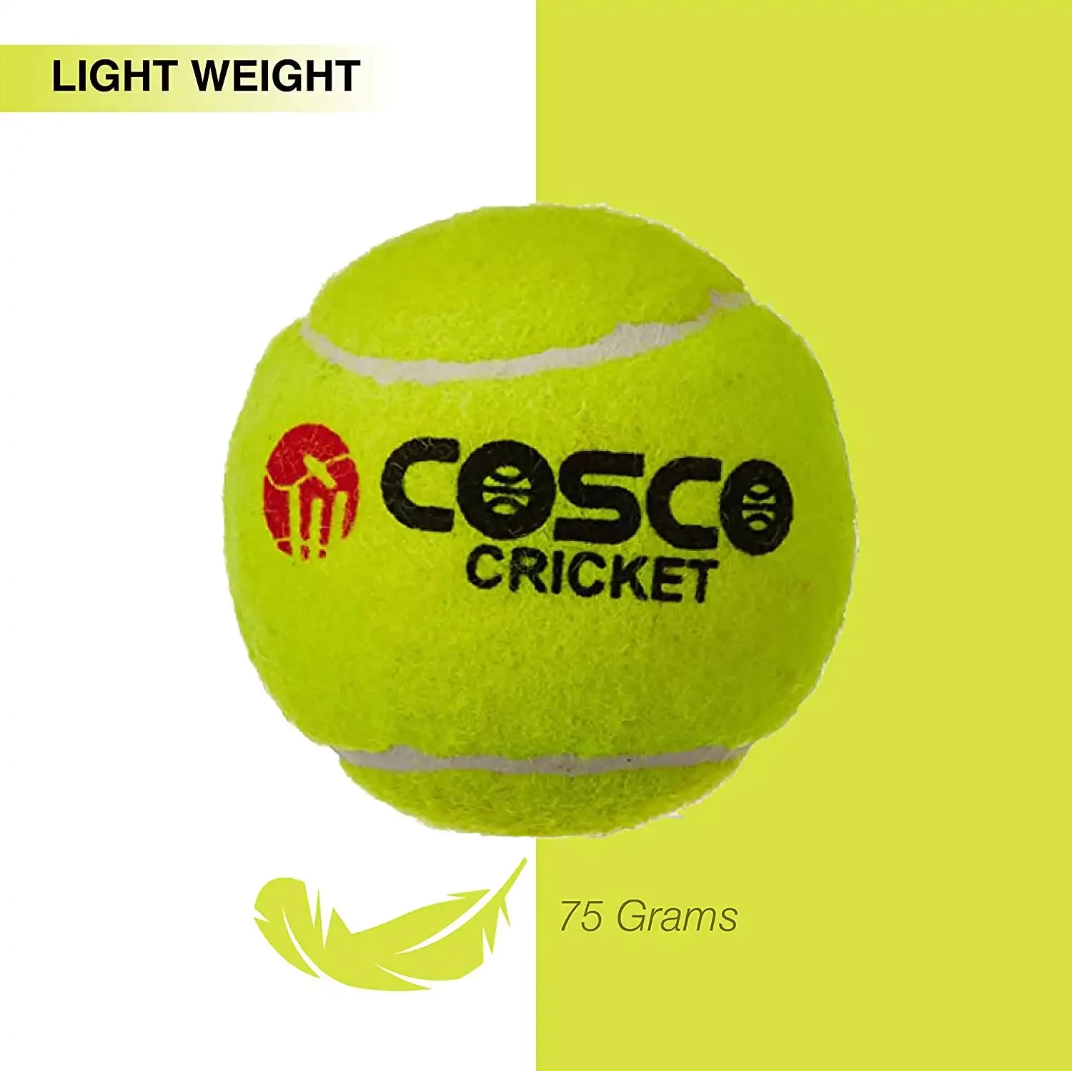 Cosco Light Cricket Tennis Ball (Pack of 6)