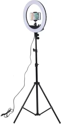 Selfie Ring Light, 12 Inch, White & Warm Light Switch