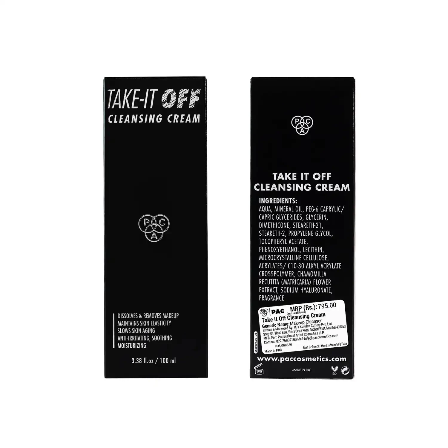 PAC Take It Off Cleansing Cream