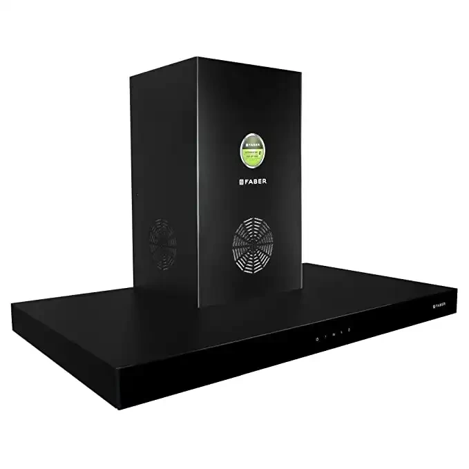 Faber Hood STILUX 3D PLUS MAX T2S2 BK TC 90, 3 Baffle Filters, Touch Control, Black