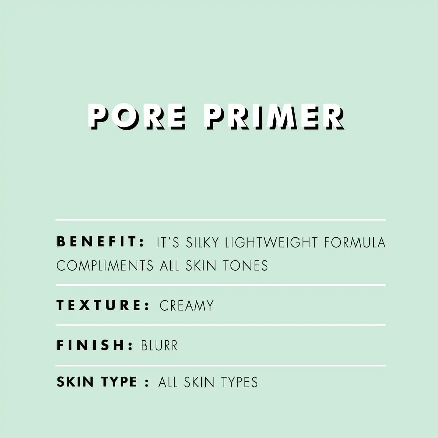 PAC Pore Primer