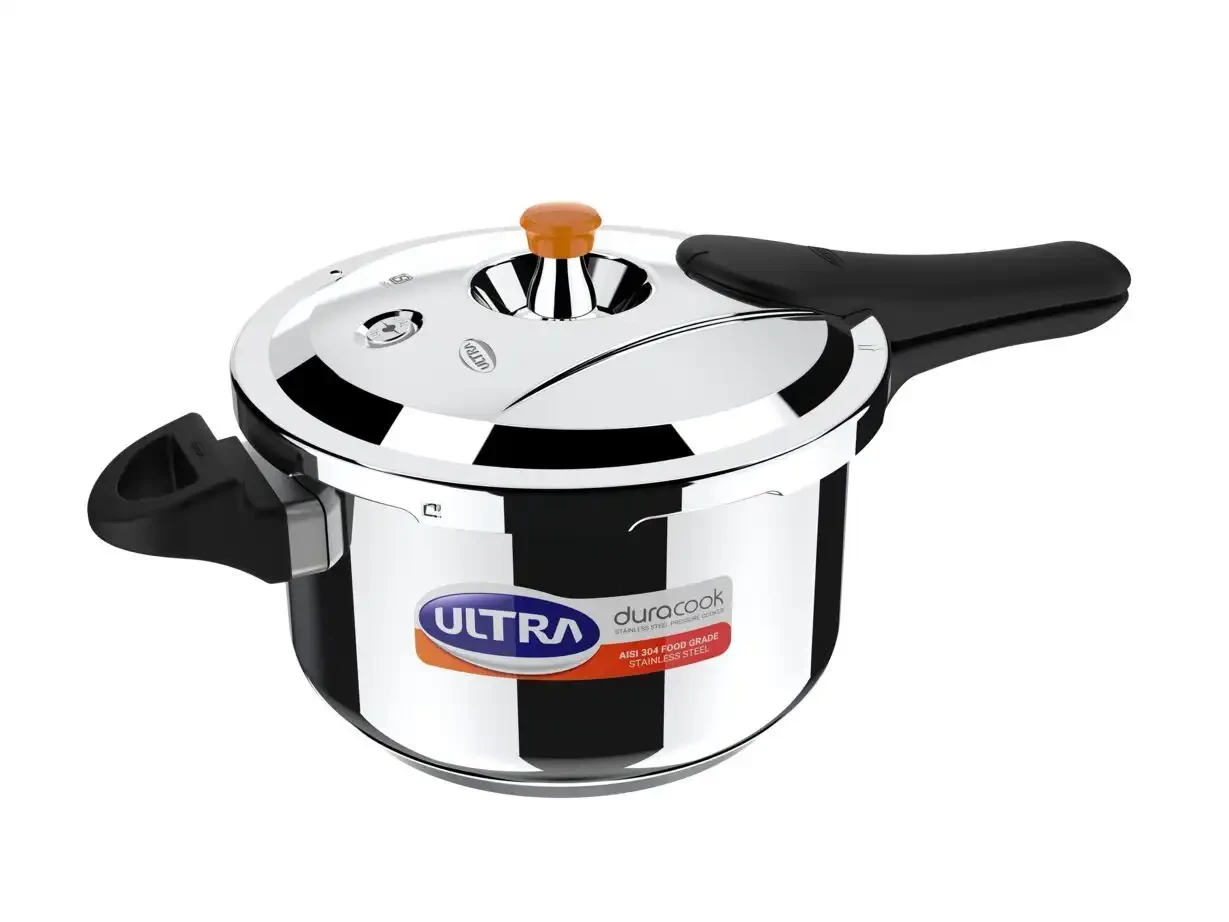 Ultra Stainless Steel Dura Cook SS Pressure Cooker 5.5 Ltrs
