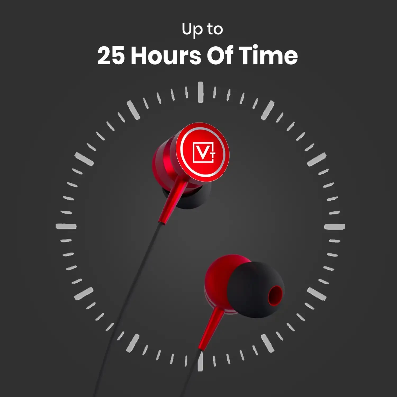 Varni B520 Bluetooth 5.0 Wireless Headphones with Power Bass,Sweat/Waterproof Neckband, Magnetic Earbuds, Voice Assistant, Passive Noise Cancelation & Mic