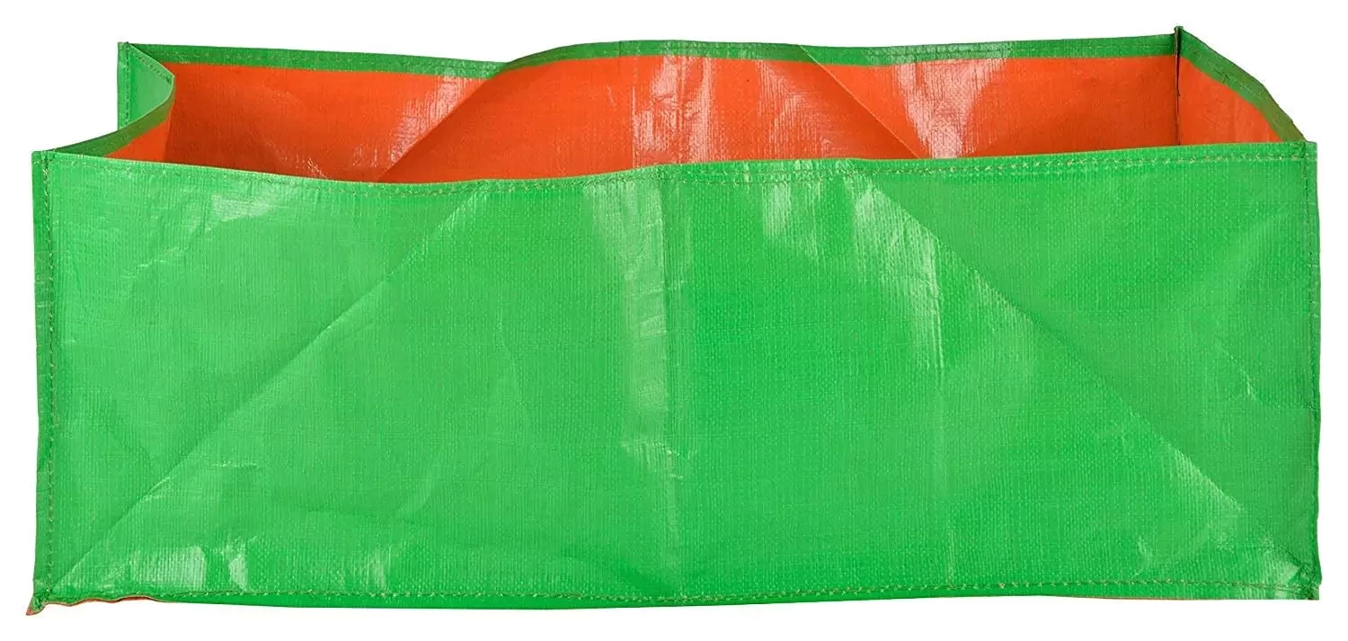 Terrace Gardening Grow Bags (220 GSM) 24 x 12 x 9 Inch Pack of 2 for Flower and Small Plant Growing from Extended Stores