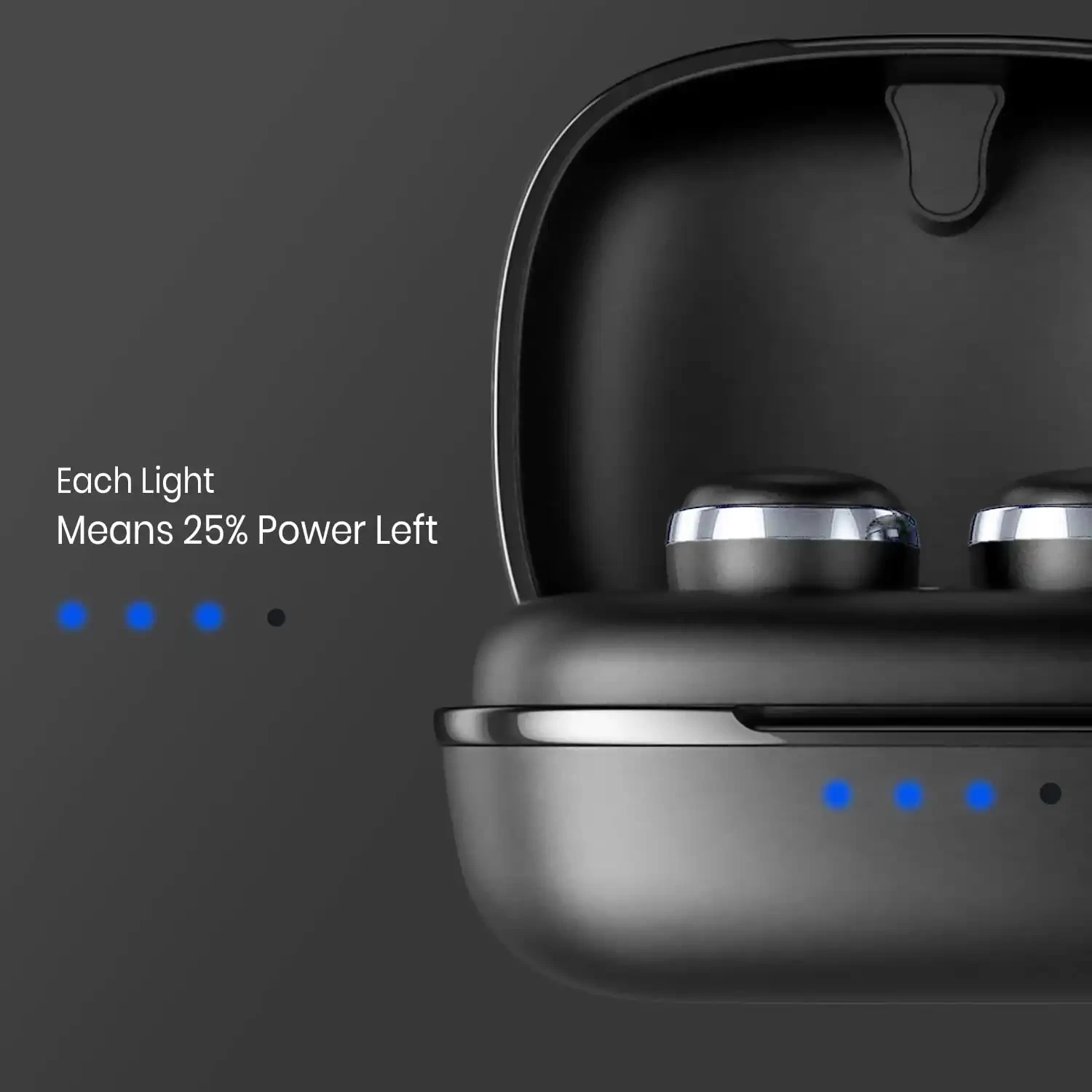 Varni Web02 Bluetooth 5.0 Wireless Headphones, 15Hrs Total Playtime, Stereo Audio, Button Control TWS, Dual HD Mic, Micro USB Fast Charging, IPX5 Water-Resistant & Voice Assistance (Black)