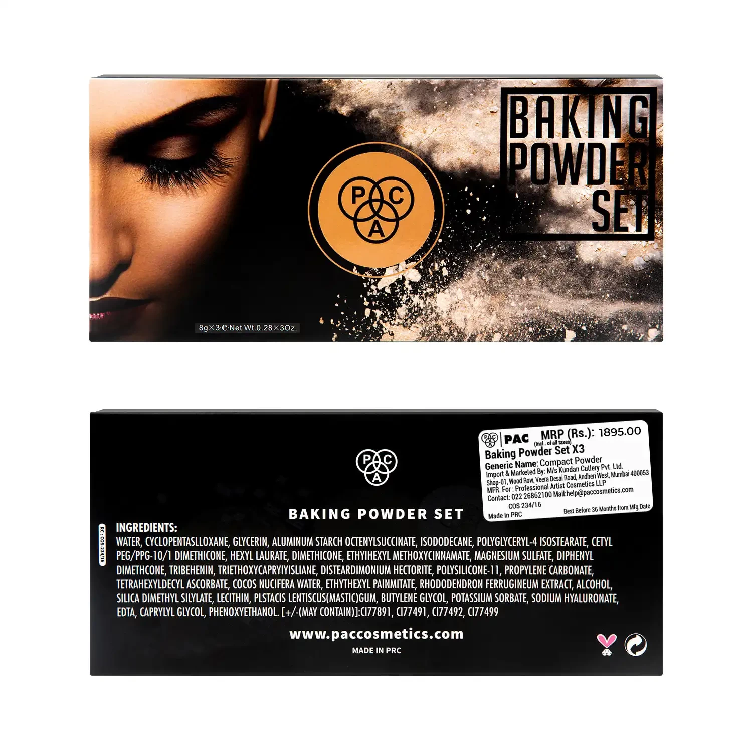 PAC Baking Powder Set X3