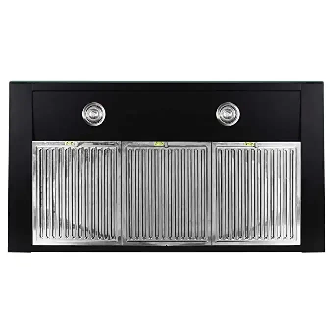 Faber Hood STILUX 3D PLUS MAX T2S2 BK TC 90, 3 Baffle Filters, Touch Control, Black