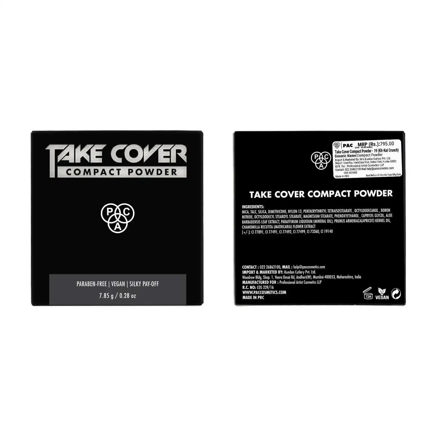 PAC Take Cover Compact Powder 19 Kit Kat Crunch