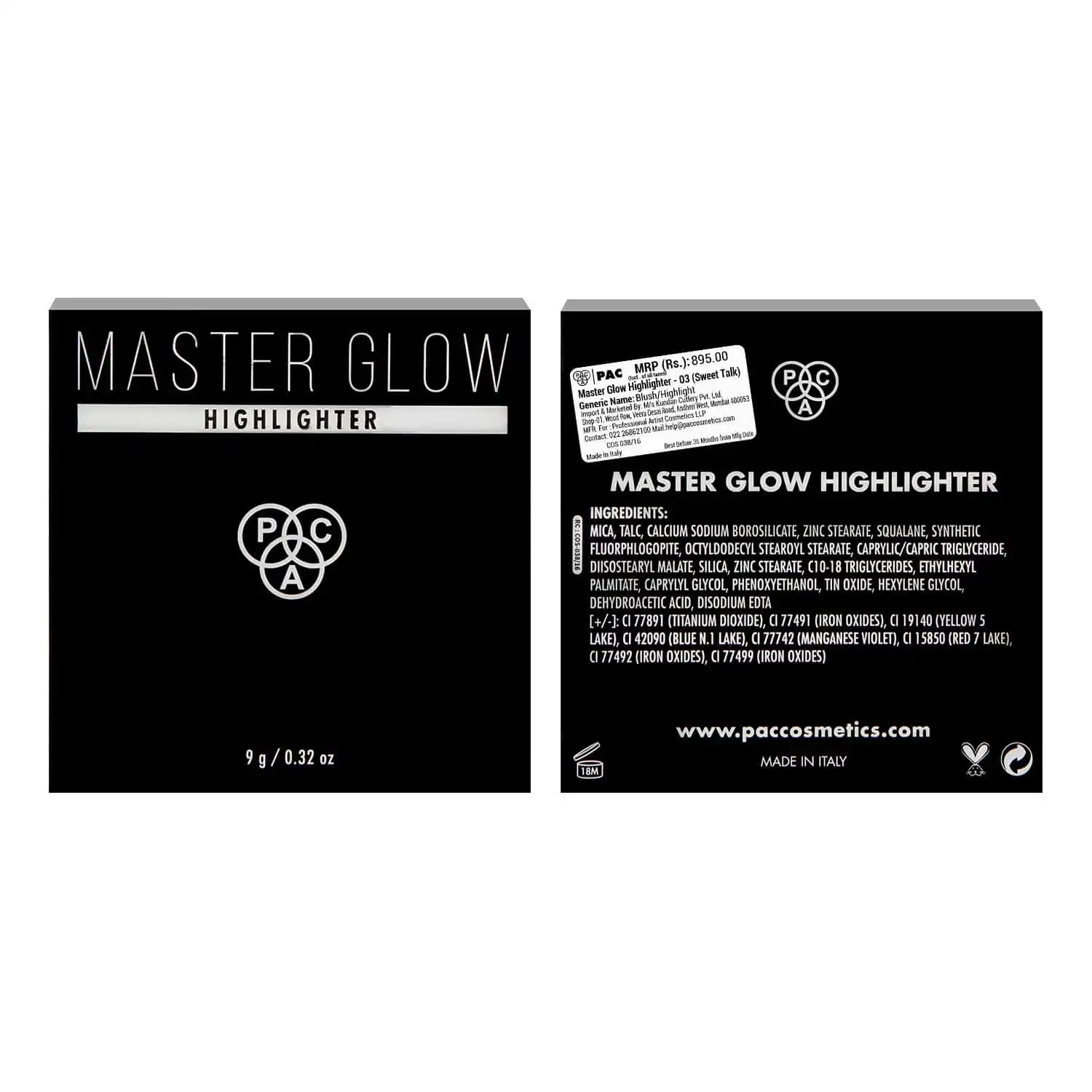 PAC Master Glow Highlighter, 03 Sweet Talk