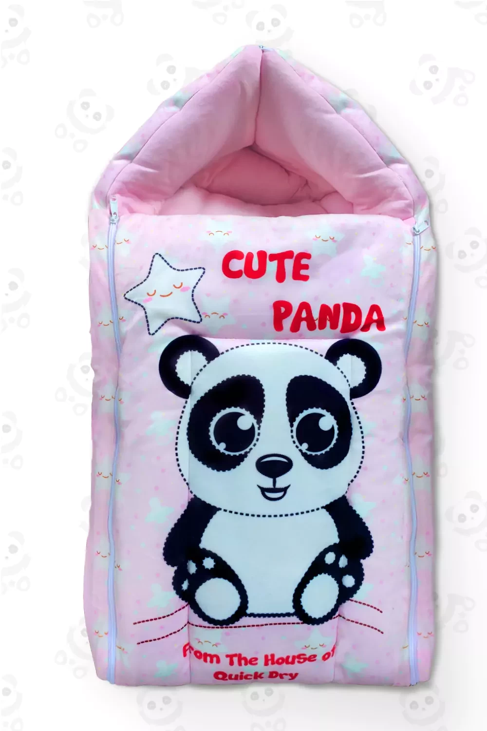 Quick Dry Sleeping Bag for Babies - Hooded Wrapper with Zipper - Cute Hatchling