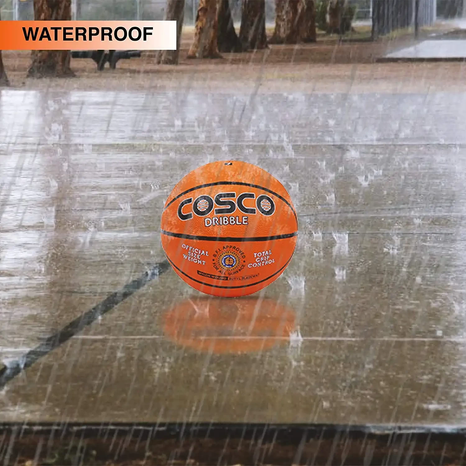 Cosco Dribble Basket Ball (Orange), Size - 7