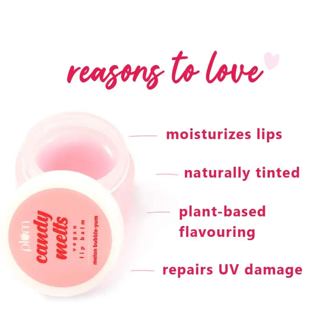 Plum Lip Balm Melon Bubble