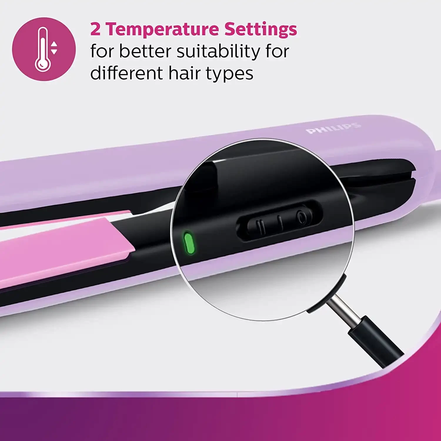 Philips Straightener Silk Titanium BHS393