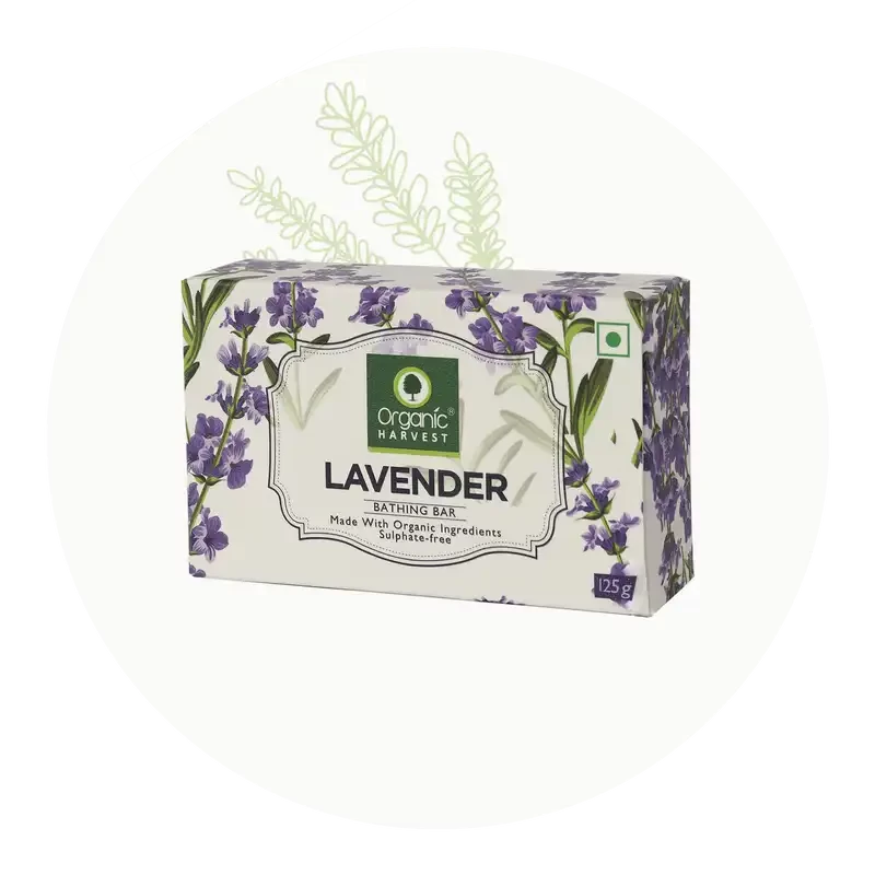 Organic Harvest Lavender soap, 125g