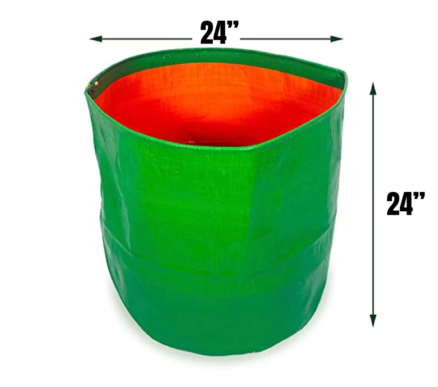 Grow Bags 24 x 24 Inch 220 GSM for Vegetable, Herb, and Flower Plants, Best for Home and Terrace Gardening Pack of 2