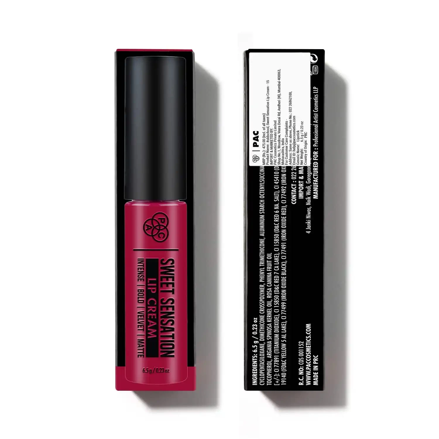 PAC Sweet Sensation Lip Cream 15 #oldschool