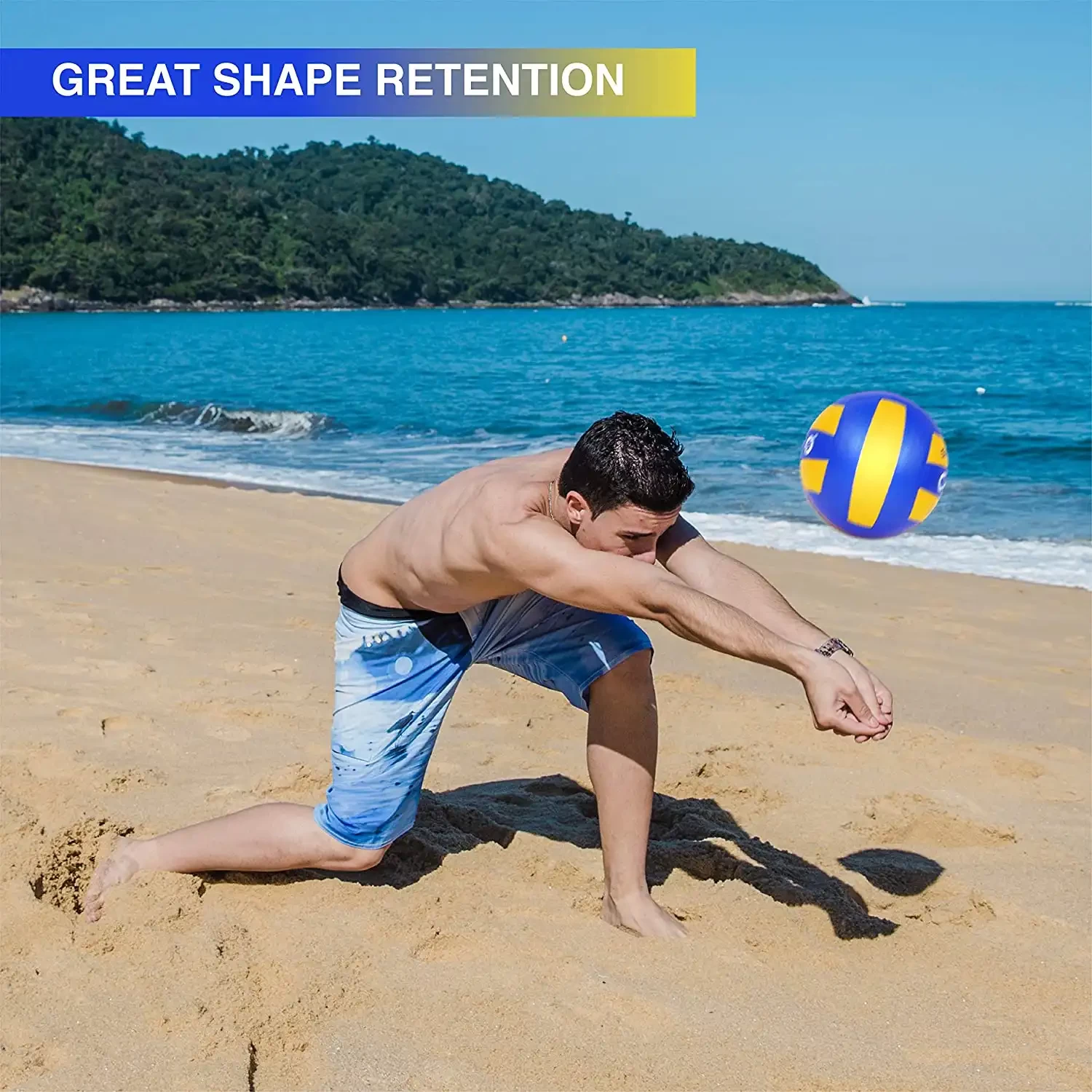 Cosco Super Volley Volleyball, Size 4 (Multicolour) (15002)