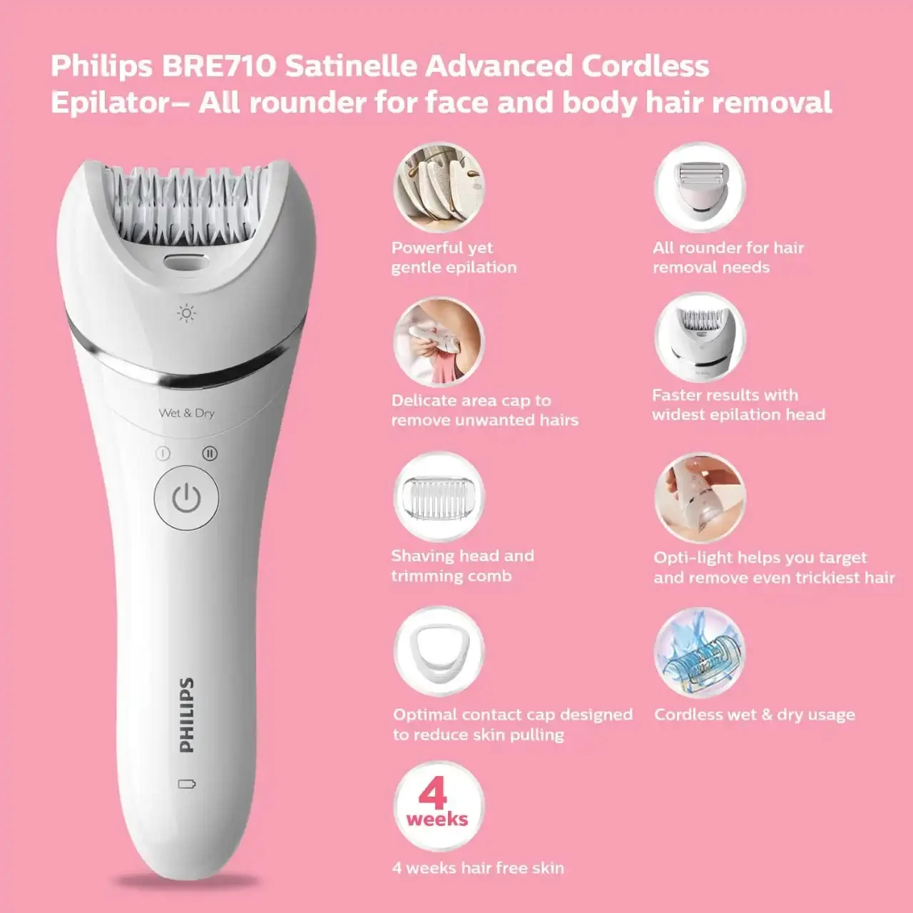 Philips Epilator BRE710