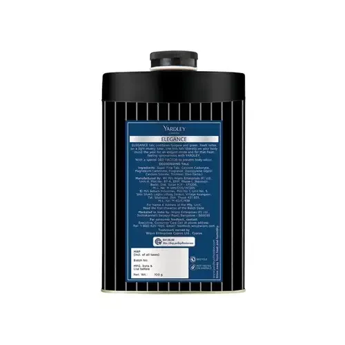 Yardley Elegance Talc, 100gm