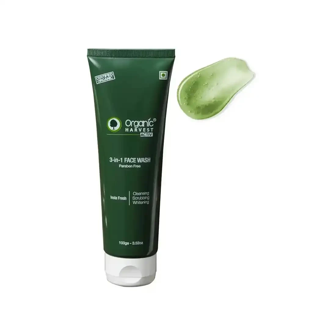 Organic Harvest 3-In-1 Premium Face Wash 100G
