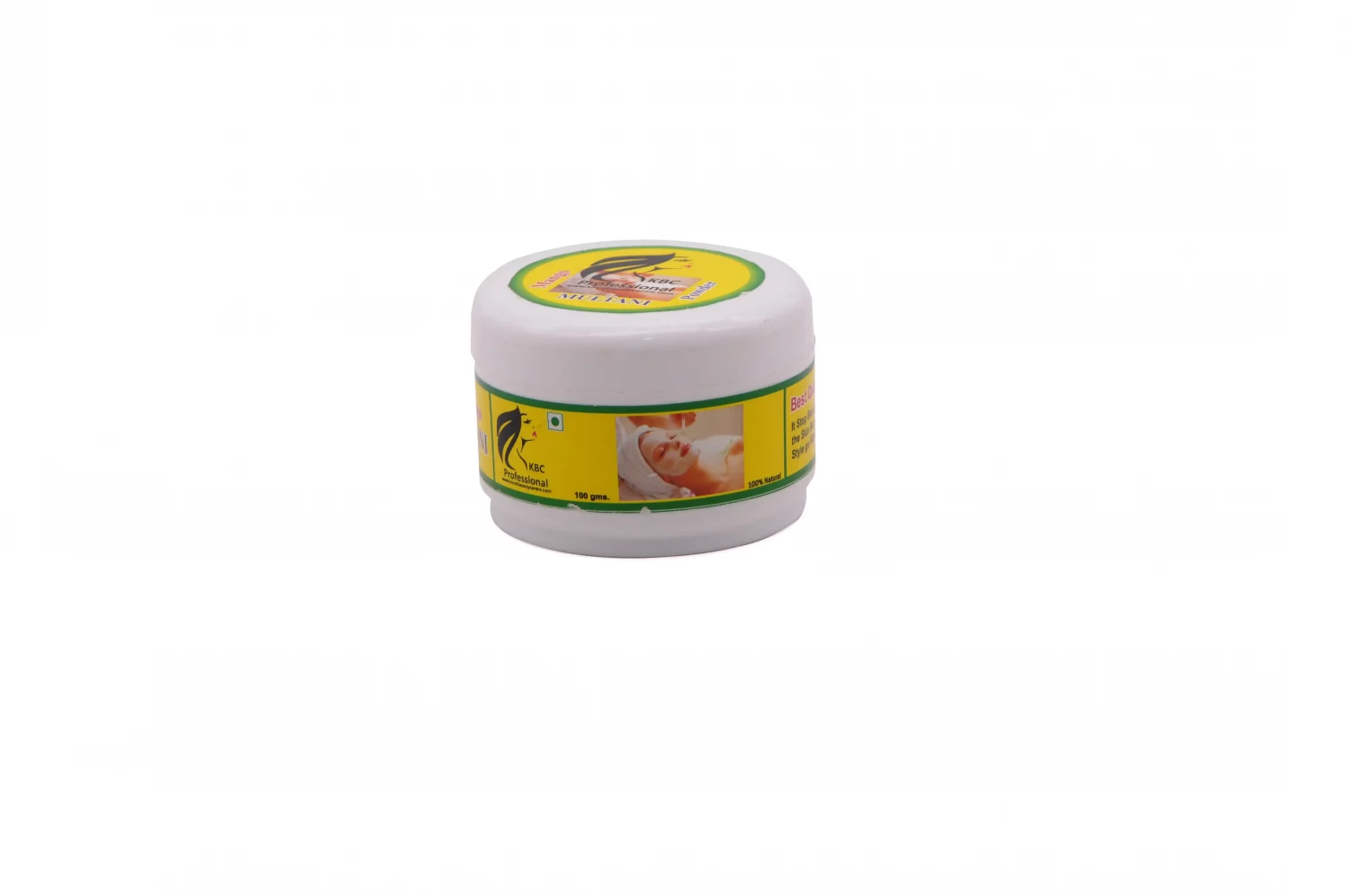 KBC - Multani Mango Powder 100 gms - Organic  and Radiance & Glow, Replenishing & Rejuvenation, Anti-marks & Spots Removal
