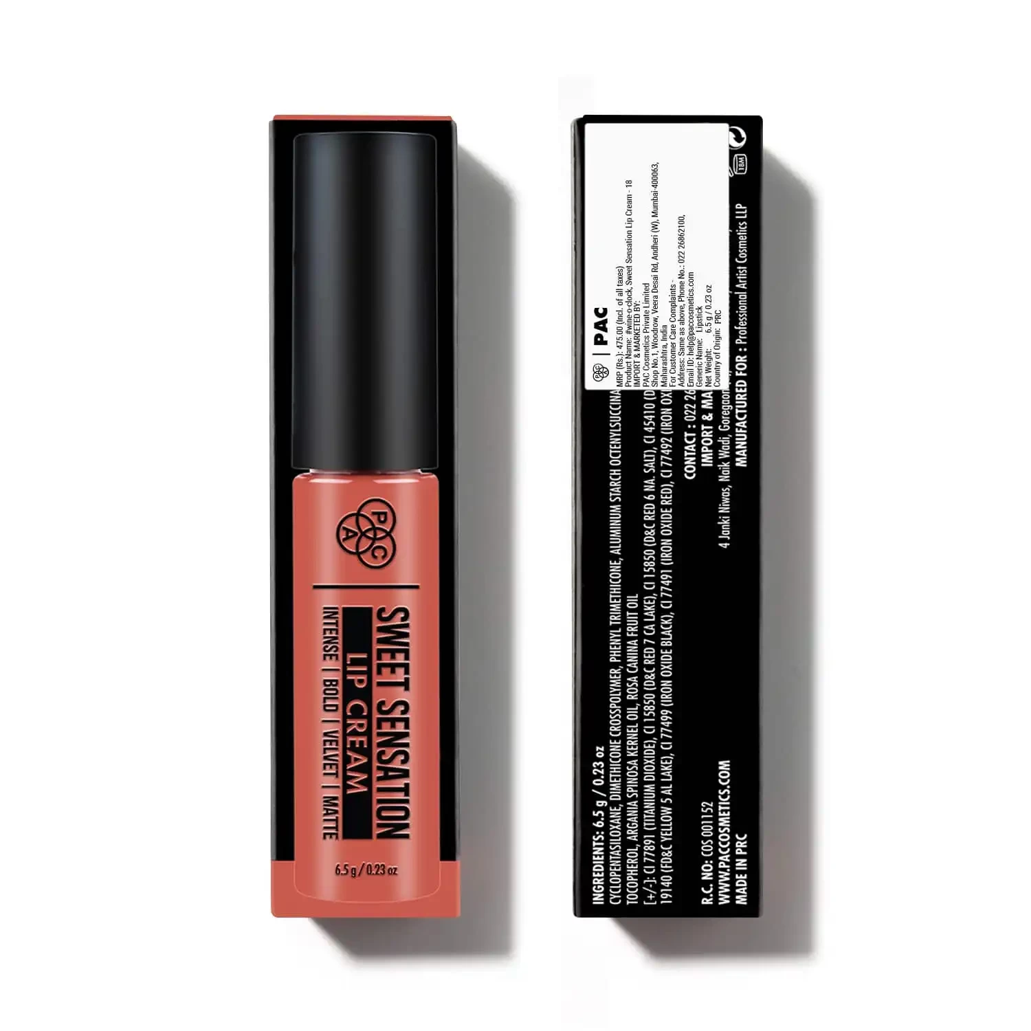 PAC Sweet Sensation Lip Cream 18 #wine-o-clock