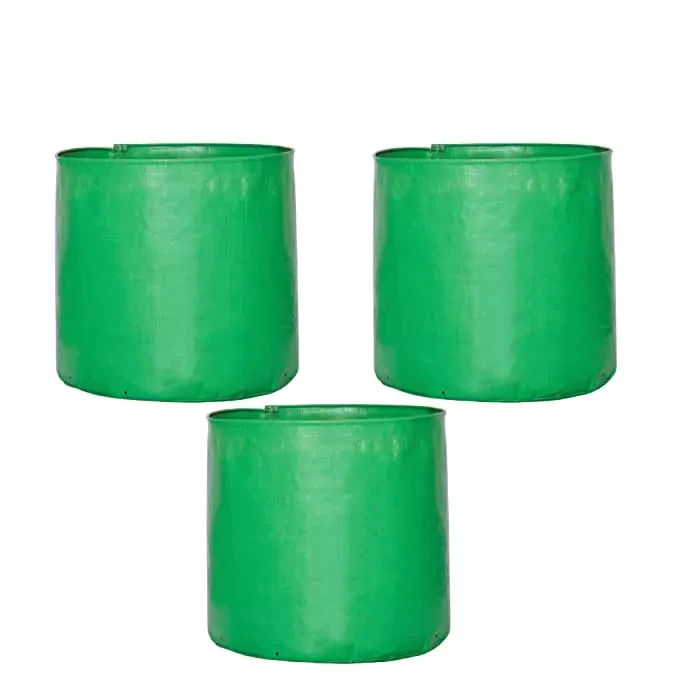 Terrace Gardening Grow Bags (220 GSM) 15x15 Inch Pack of 2 for Flower and Small Plant Growing from Extended Stores